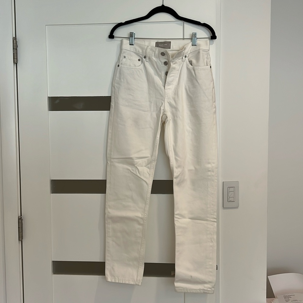 Everlane White Jeans